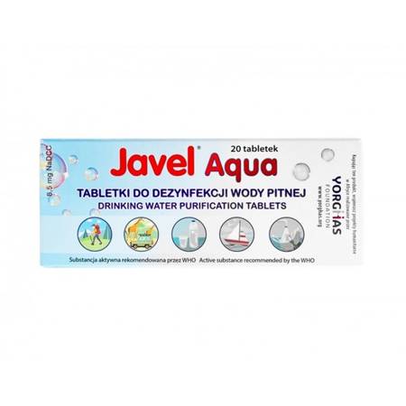 Tabletki do uzdatniania wody Javel Aqua JAVEL
