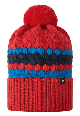 Beanie REIMA Pampula Tomato red