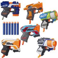 Large Nerf Strike Set 6 pcs. gun + bullets for children