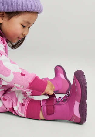 Reimatec barefoot winter boots REIMA Talvella Kids Red Violet