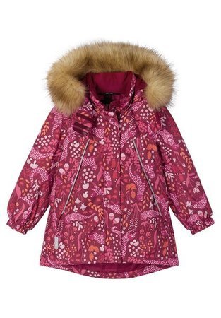 Reimatec Winter Jacket Muhvi Jam Red, Red Winter Coat Toddler Girl Uk