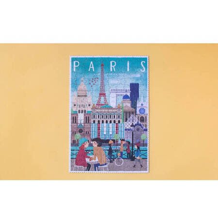 Puzzle 200 el. panorama Paryża | Londji®