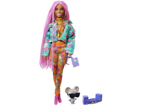 Barbie Extra Moda doll + DJ mouse and accessories 10 ZA4934