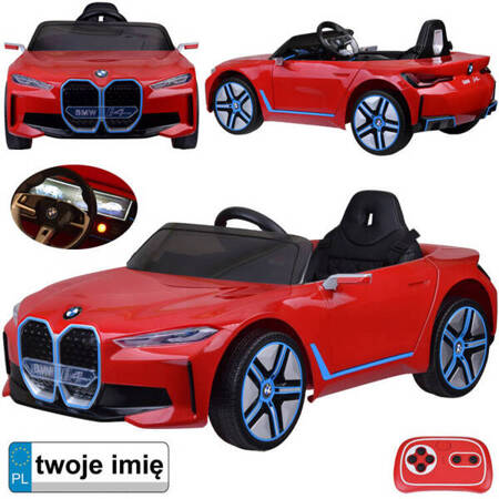 Battery-powered electric car BMW i4 for children, remote control PA0310 CZ