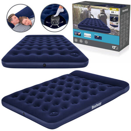Bestway Air Mattress Queen inflatable mattress with built-in pump 203x152 67226
