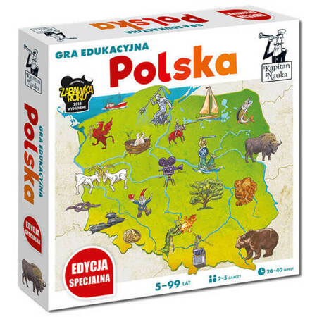 Captain Science educational board game Polish special edition GR0674