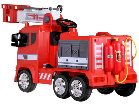 Car fire brigade battery-operated fire truck, rocking sikawka PA0316