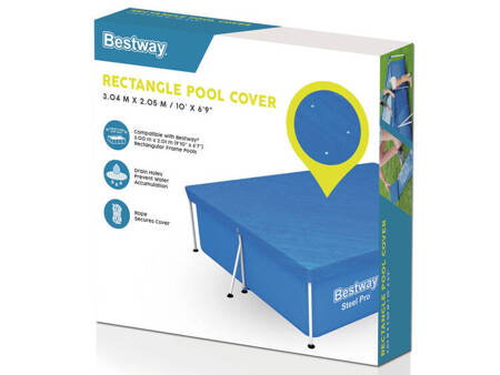 Cover the pool frame. 300 x 201 cm Bestway 58106