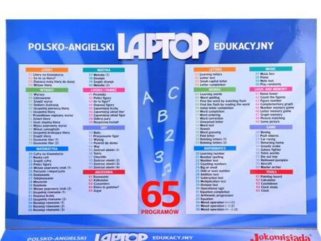Educational laptop Polish-English 65 functions Z3321