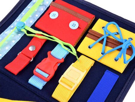 Fabric colorful sensory manipulative book for children ZA4831
