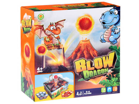 Family arcade game Dragon Volcano, blow out the ball GR0616