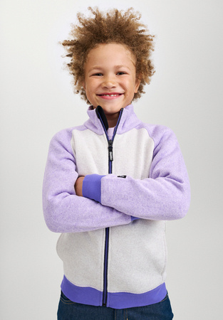 Fleece sweater REIMA Neulomus Blooming Lilac