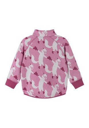 Fleece sweater REIMA Ornament Mauve Pink