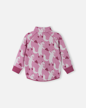 Fleece sweater REIMA Ornament Mauve Pink