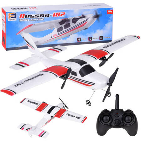 Flying light RC Airplane model Cessna 182 RC0654