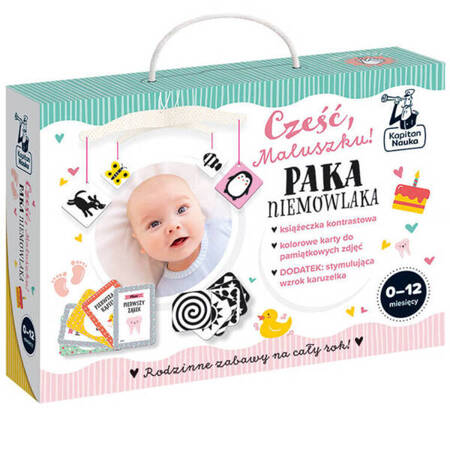 Hello, Little One! Baby crate contrast book KS0880