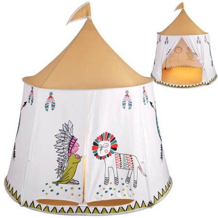 Indian tipi tent, round play tent for children ZA4940