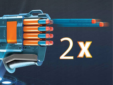 Large Lightweight Nerf Elite 2.0 Gun Set + 16 Bullets for Children ZA5179