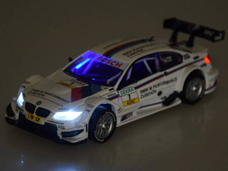 Metal sports car model BMW M3 DTM scale 1:32 sounds lights ZA4608
