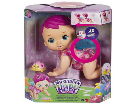 My Baby garden Butterfly baby doll crawls, babbles, scented doll ZA4914