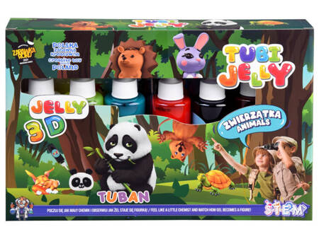 Tuban set Tubi Jelly animals 6 colors ZA4838