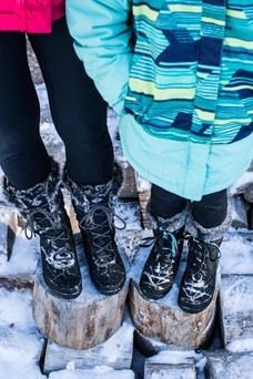 YOUTH MINX™ MID III WP OMNI-HEAT™ Black, Iceberg