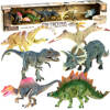 Set of DINOZAURA dinosaurs painted with 6 pcs ZA2051