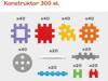 Waffle mini 300-element blocks in Constructor ZA4893