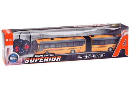 Articulated city school bus controlled by the RC0624 remote control