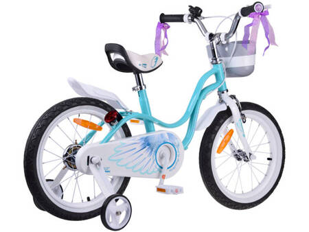 RoyalBaby Children's Bicycle 16" Little Swan, basket, side wheels RB16-18