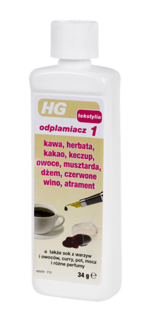 HG odplamiacz 1: kawa,herbata, kakao, kechup, owoce