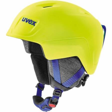 Kask narciarski dziecięcy Uvex Manic pro lime blue