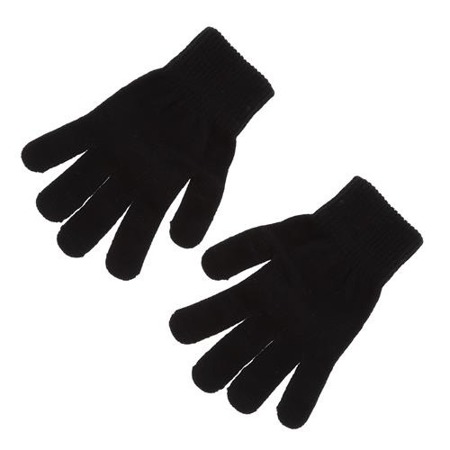 Rękawiczki pięciopalczaste Maximo czarne