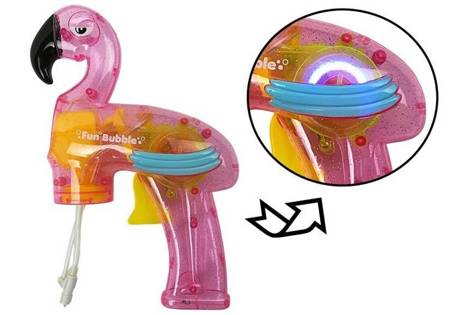 Seifenblasenpistole Flamingo Rosa