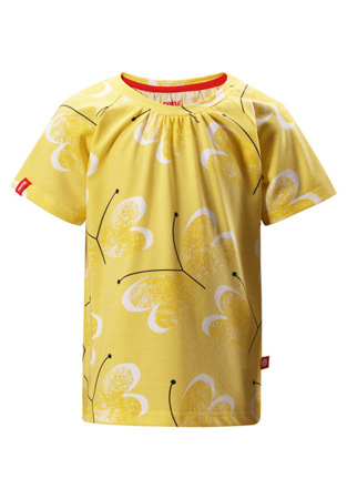 T-shirt Reima Sampi żółty wzór