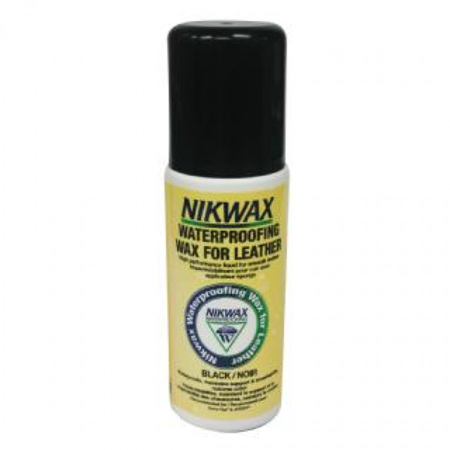 Wosk do skóry NIKWAX Waterproofing Wax for Leather 125ml z gąbką czarny