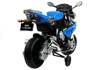 Elektromotorrad für Kinder BMW S1000RR Blau Ledersitz EVA-Reifen Motorrad