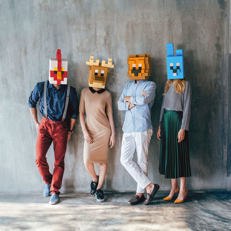 VoxArt Buddies | Cubeheads, 395 | Pixio®