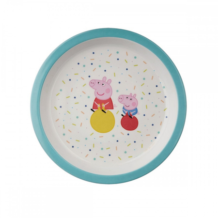 Talerzyk fi 18 cm niebieski - Świnka Peppa | Petit Jour Paris®