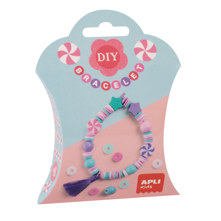 Zestaw do robienia bransoletek DIY Apli Kids - Słodycze