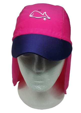 Czapka plażowa Maximo Kids UPF50+ róż