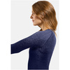 Bielizna termoaktywna z długim rękawem ODLO PERFORMANCE WARM BLACKCOMB BL TOP crew neck l/s