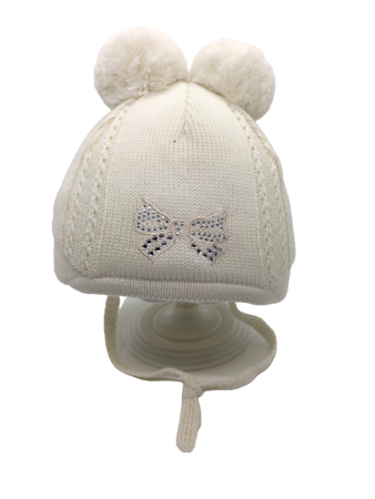 czapka zimowa Maximo Teens Girl ciemny fiolet