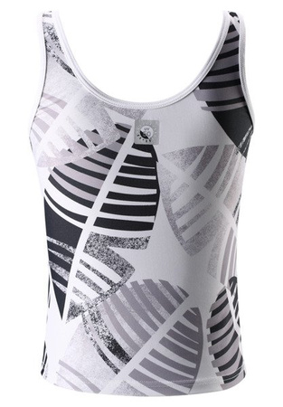 Góra bikini Reima Malibou szary/biały wzór