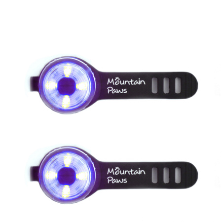 Lampka bezpieczeÅstwa dla psa Mountain Paws - 2 lampki