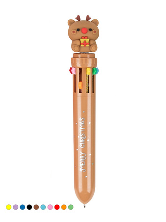 Wielokolorowy długopis Apli Kids Renifer