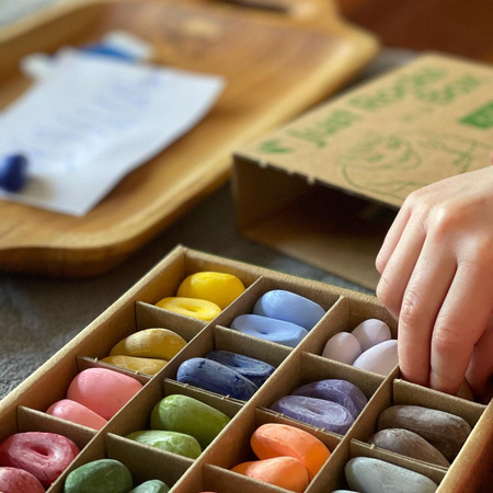 Kredki Crayon Rocks w pudełku 64 sztuki - 16 kolorów