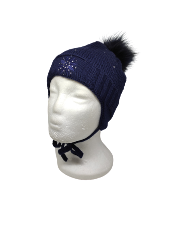 czapka zimowa Maximo Teens Girl ciemny fiolet