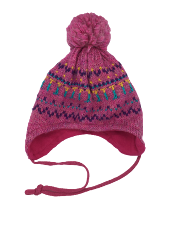 czapka zimowa Maximo Teens Girl ciemny fiolet