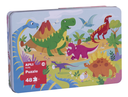 Puzzle XL Apli Kids - Dinozaury 3+